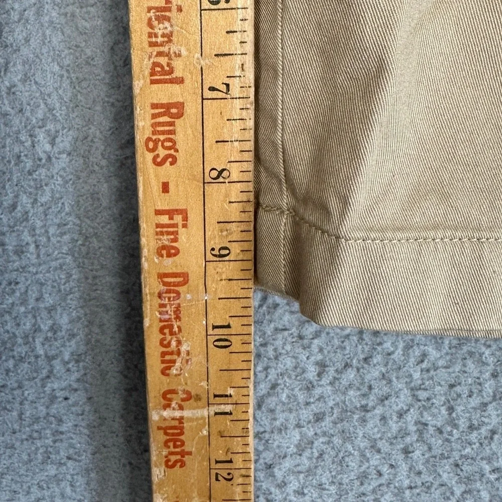 NEW J Crew Shorts Mens 31X9 Tan Khaki Chino Casual Flat Front Comfort Stretch